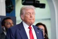 Трамп лично не появился, чтобы поприветствовать европейских лидеров у Белого дома