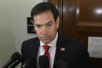 Госсекретарь США Марко Рубио выступил с чёрным крестом на лбу