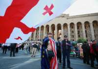 Во время протестов в Грузии пострадали 14 сотрудников полиции