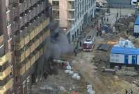Произошло обновление данных о пожаре на севере Москвы