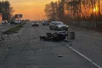 Старший инспектор ДПС сбежал с места аварии после столкновения с мотоциклистом