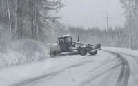 В Амурской области снегопад вызвал множество аварий