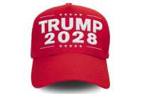 Мерч с надписью Trump 2028 продаётся онлайн, предлагая поклонникам поддержать идею третьего срока