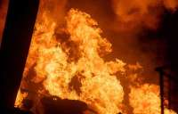 В результате удара России в Харькове загорелось гражданское сооружение