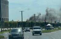 В парке Сергея Галицкого «Краснодар» начался пожар