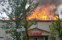 В Москве произошло возгорание в «Восточных банях»