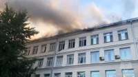 Площадь пожара на Пресненском валу увеличилась до 800 квадратных метров