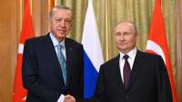 Главы России и Турции, Владимир Путин и Реджеп Тайип Эрдоган, встретились в кулуарах саммита ШОС