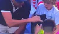 Польский миллионер отобрал у мальчика бейсболку с автографом на теннисном чемпионате