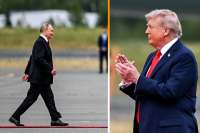 Трамп встретил Путина аплодисментами на красной ковровой дорожке