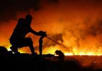 В Ростовской области случился пожар на железнодорожной станции после нападения