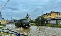 На Чукотке река затопила город Билибино