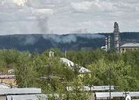 Беспилотники осуществили атаку на нефтеперерабатывающий завод в Коми