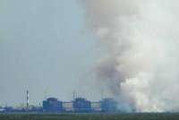 Пожар на Запорожской АЭС: дым наблюдался за пределами охраняемой области