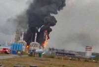 В Ленинградской области беспилотники атаковали порт Усть-Луга, это вызвало пожар на терминале