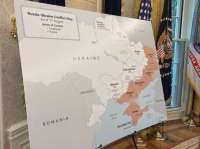 В Овальном кабинете Трампа показывали карту Украины перед встречей с Зеленским