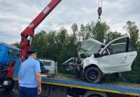 В Пензенском регионе случилась авария с участием двух легковых машин