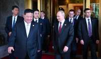 Российский руководитель и лидер КНДР приехали на переговоры в одном автомобиле представительского класса